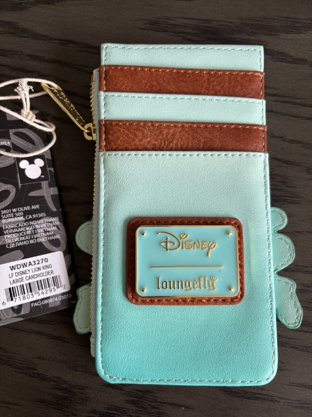 Loungefly Multicolor Disney Wallet NWT - Picture 2 of 2